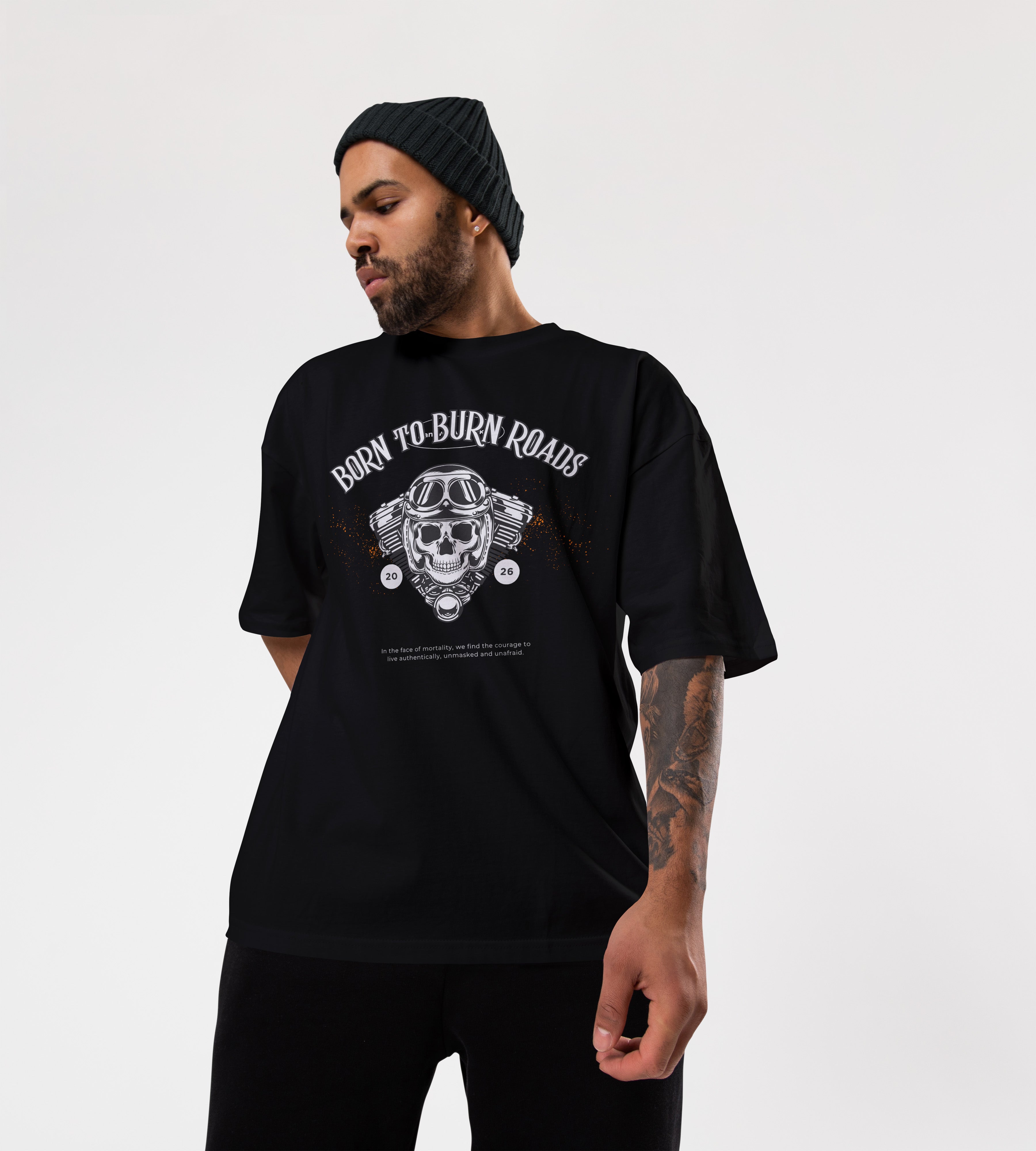 Oversized Biker's T-Shirt