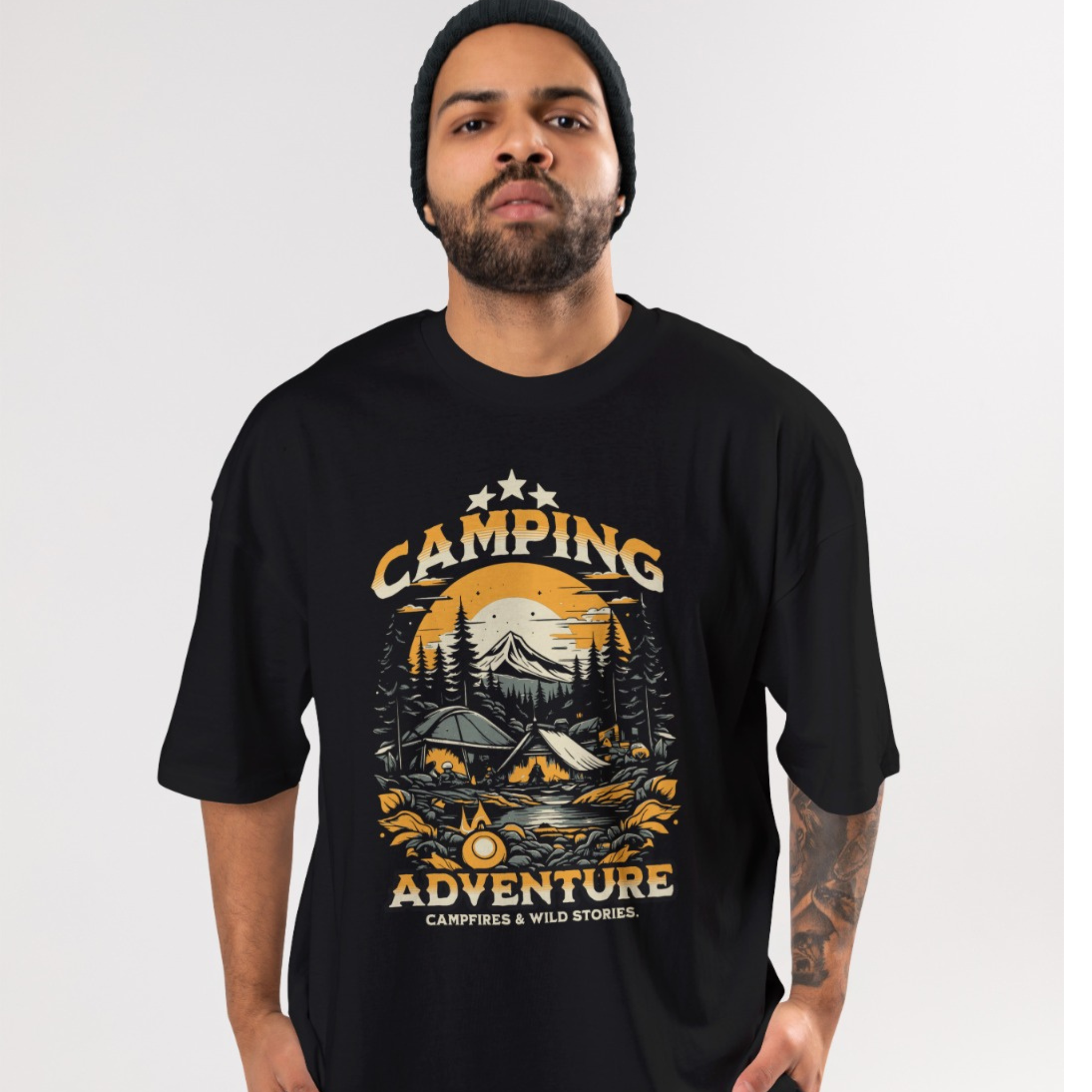 Camping oversized T-Shirt